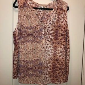 SONOMA Printed Tank Top 2X